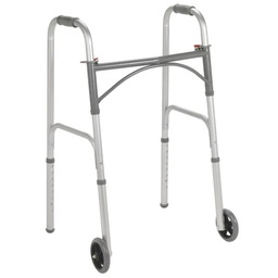 Deluxehub™ Two Button Folding Walker with wheels